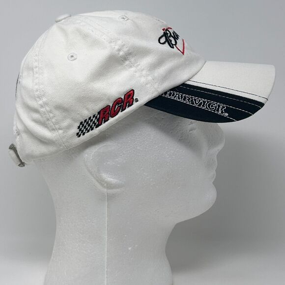 Budweiser Kevin Harvick NASCAR Dad Hat Baseball Cap Auto Racing Strapback White - Picture 7 of 9